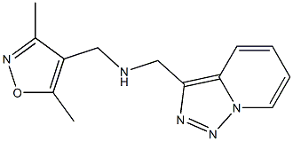 [(3,5-dimethyl-1,2-oxazol-4-yl)methyl]({[1,2,4]triazolo[3,4-a]pyridin-3-ylmethyl})amine 化学構造式