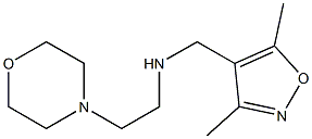 [(3,5-dimethyl-1,2-oxazol-4-yl)methyl][2-(morpholin-4-yl)ethyl]amine Structure