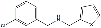 [(3-chlorophenyl)methyl](thiophen-2-ylmethyl)amine Struktur