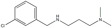[(3-chlorophenyl)methyl][3-(dimethylamino)propyl]amine,,结构式