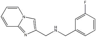 [(3-fluorophenyl)methyl]({imidazo[1,2-a]pyridin-2-ylmethyl})amine 结构式