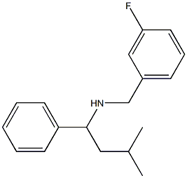 [(3-fluorophenyl)methyl](3-methyl-1-phenylbutyl)amine