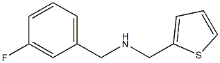 [(3-fluorophenyl)methyl](thiophen-2-ylmethyl)amine,,结构式