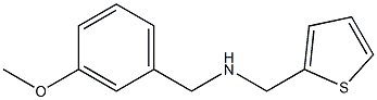 [(3-methoxyphenyl)methyl](thiophen-2-ylmethyl)amine Structure