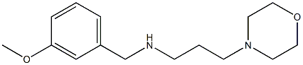 [(3-methoxyphenyl)methyl][3-(morpholin-4-yl)propyl]amine Structure