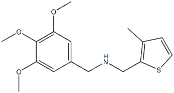 [(3-methylthiophen-2-yl)methyl][(3,4,5-trimethoxyphenyl)methyl]amine Struktur