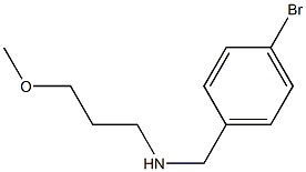[(4-bromophenyl)methyl](3-methoxypropyl)amine 化学構造式