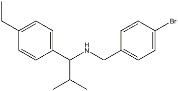 [(4-bromophenyl)methyl][1-(4-ethylphenyl)-2-methylpropyl]amine