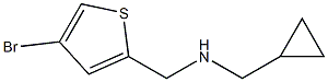 [(4-bromothiophen-2-yl)methyl](cyclopropylmethyl)amine 结构式