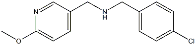 [(4-chlorophenyl)methyl][(6-methoxypyridin-3-yl)methyl]amine