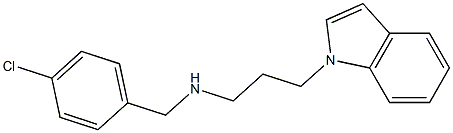  [(4-chlorophenyl)methyl][3-(1H-indol-1-yl)propyl]amine