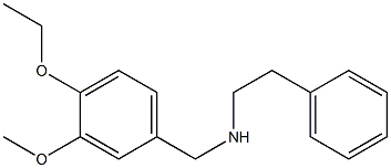 [(4-ethoxy-3-methoxyphenyl)methyl](2-phenylethyl)amine Struktur