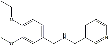 [(4-ethoxy-3-methoxyphenyl)methyl](pyridin-3-ylmethyl)amine Structure