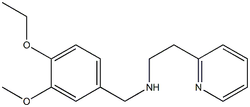 [(4-ethoxy-3-methoxyphenyl)methyl][2-(pyridin-2-yl)ethyl]amine Structure