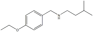 [(4-ethoxyphenyl)methyl](3-methylbutyl)amine Structure