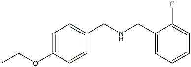 [(4-ethoxyphenyl)methyl][(2-fluorophenyl)methyl]amine Structure