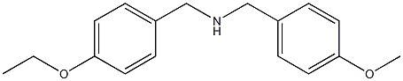 [(4-ethoxyphenyl)methyl][(4-methoxyphenyl)methyl]amine Structure