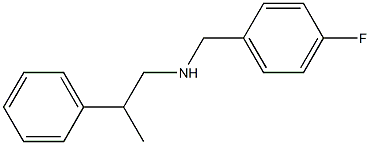 [(4-fluorophenyl)methyl](2-phenylpropyl)amine 结构式