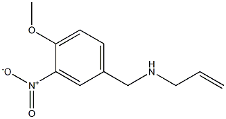 [(4-methoxy-3-nitrophenyl)methyl](prop-2-en-1-yl)amine Structure