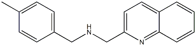 [(4-methylphenyl)methyl](quinolin-2-ylmethyl)amine|