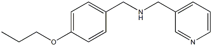 [(4-propoxyphenyl)methyl](pyridin-3-ylmethyl)amine Structure