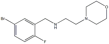 [(5-bromo-2-fluorophenyl)methyl][2-(morpholin-4-yl)ethyl]amine Struktur