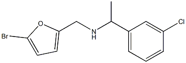  [(5-bromofuran-2-yl)methyl][1-(3-chlorophenyl)ethyl]amine