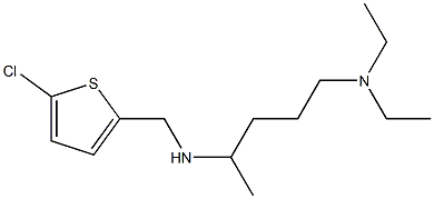 [(5-chlorothiophen-2-yl)methyl][5-(diethylamino)pentan-2-yl]amine|