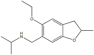 [(5-ethoxy-2-methyl-2,3-dihydro-1-benzofuran-6-yl)methyl](propan-2-yl)amine,,结构式