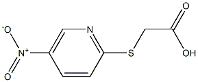 [(5-nitropyridin-2-yl)thio]acetic acid Struktur