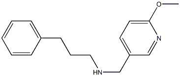 [(6-methoxypyridin-3-yl)methyl](3-phenylpropyl)amine|