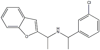 [1-(1-benzofuran-2-yl)ethyl][1-(3-chlorophenyl)ethyl]amine