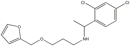 [1-(2,4-dichlorophenyl)ethyl][3-(furan-2-ylmethoxy)propyl]amine