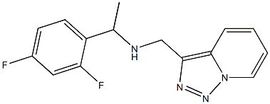 [1-(2,4-difluorophenyl)ethyl]({[1,2,4]triazolo[3,4-a]pyridin-3-ylmethyl})amine