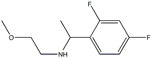 [1-(2,4-difluorophenyl)ethyl](2-methoxyethyl)amine,,结构式