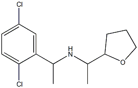 [1-(2,5-dichlorophenyl)ethyl][1-(oxolan-2-yl)ethyl]amine Structure