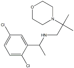  [1-(2,5-dichlorophenyl)ethyl][2-methyl-2-(morpholin-4-yl)propyl]amine