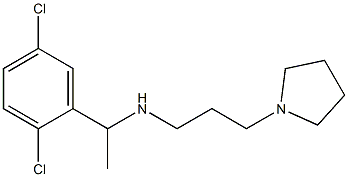 [1-(2,5-dichlorophenyl)ethyl][3-(pyrrolidin-1-yl)propyl]amine
