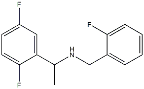 [1-(2,5-difluorophenyl)ethyl][(2-fluorophenyl)methyl]amine