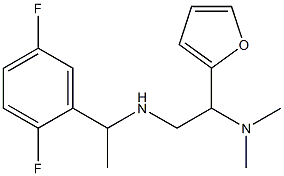 [1-(2,5-difluorophenyl)ethyl][2-(dimethylamino)-2-(furan-2-yl)ethyl]amine