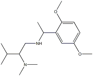 [1-(2,5-dimethoxyphenyl)ethyl][2-(dimethylamino)-3-methylbutyl]amine Structure