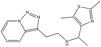 [1-(2,5-dimethyl-1,3-thiazol-4-yl)ethyl](2-{[1,2,4]triazolo[3,4-a]pyridin-3-yl}ethyl)amine