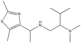 [1-(2,5-dimethyl-1,3-thiazol-4-yl)ethyl][2-(dimethylamino)-3-methylbutyl]amine