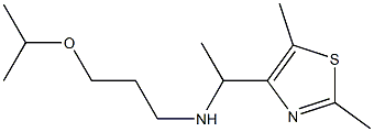 [1-(2,5-dimethyl-1,3-thiazol-4-yl)ethyl][3-(propan-2-yloxy)propyl]amine|