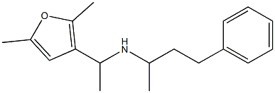 [1-(2,5-dimethylfuran-3-yl)ethyl](4-phenylbutan-2-yl)amine Struktur