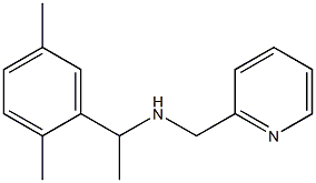 [1-(2,5-dimethylphenyl)ethyl](pyridin-2-ylmethyl)amine|