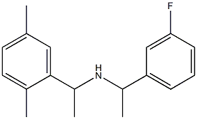 [1-(2,5-dimethylphenyl)ethyl][1-(3-fluorophenyl)ethyl]amine|