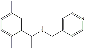 [1-(2,5-dimethylphenyl)ethyl][1-(pyridin-4-yl)ethyl]amine