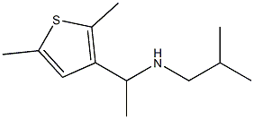 [1-(2,5-dimethylthiophen-3-yl)ethyl](2-methylpropyl)amine Structure