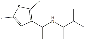 [1-(2,5-dimethylthiophen-3-yl)ethyl](3-methylbutan-2-yl)amine Structure